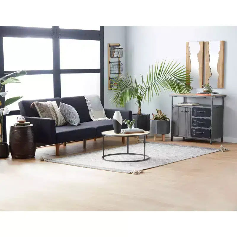 Miroir mural moderne en bois