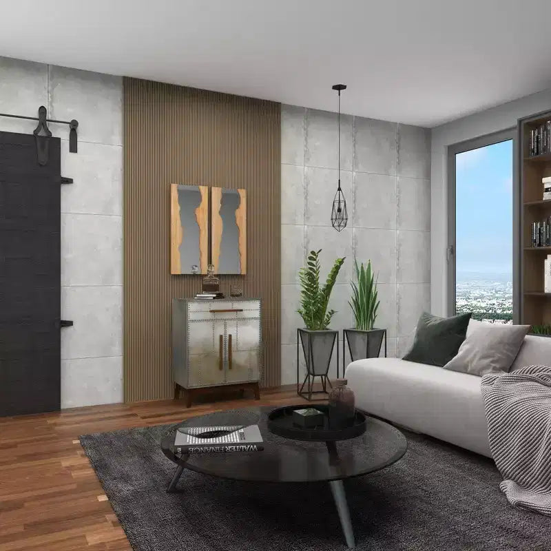 Miroir mural moderne en bois