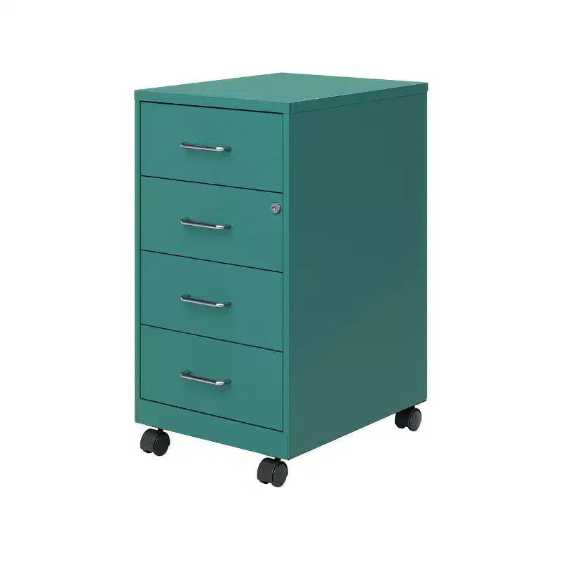Armoire de rangement mobile en métal