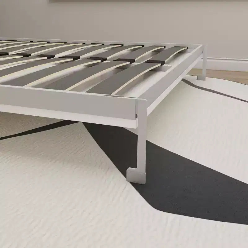 Lit escamotable moderne en bois avec table de chevet