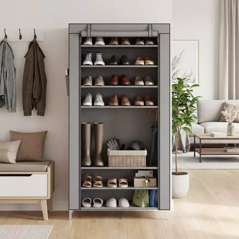 Meuble à chaussures haut sur pied
