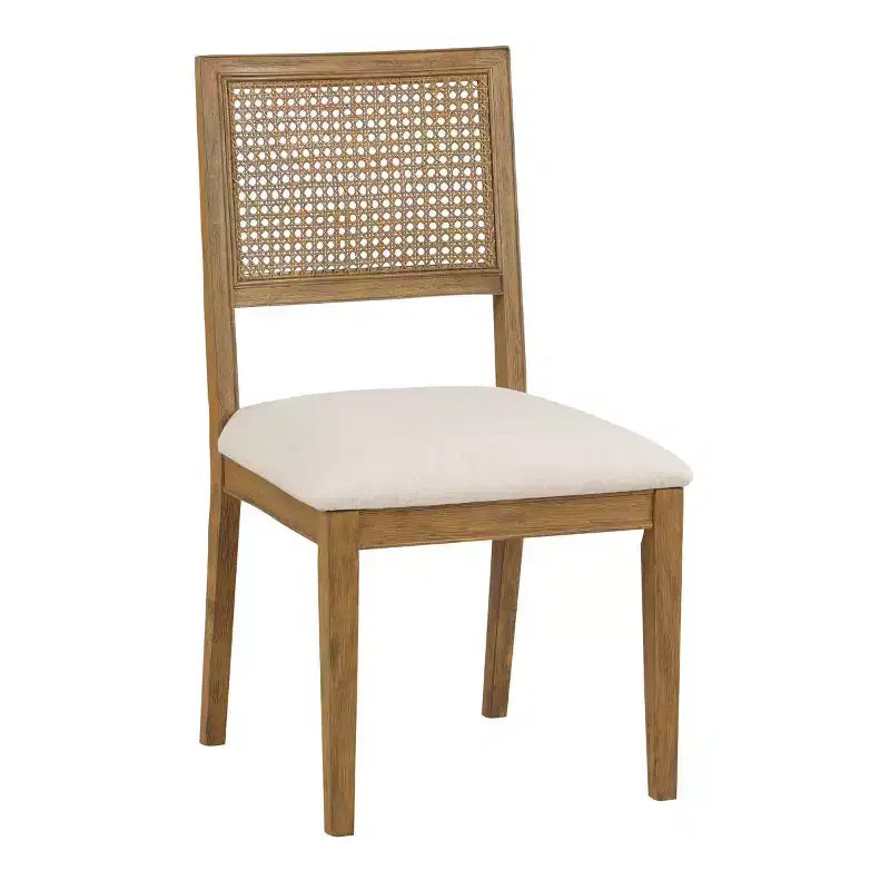Chaises de salle à manger, tissu en lin