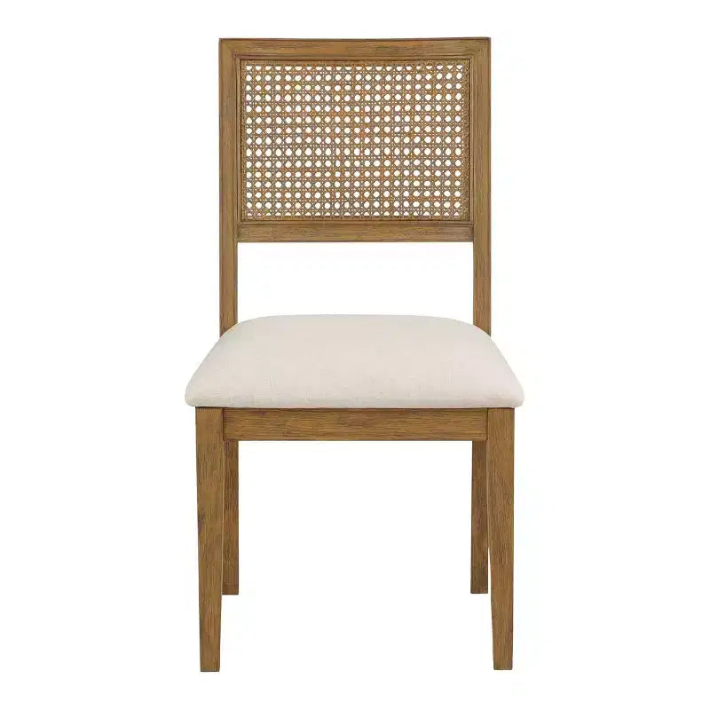 Chaises de salle à manger, tissu en lin