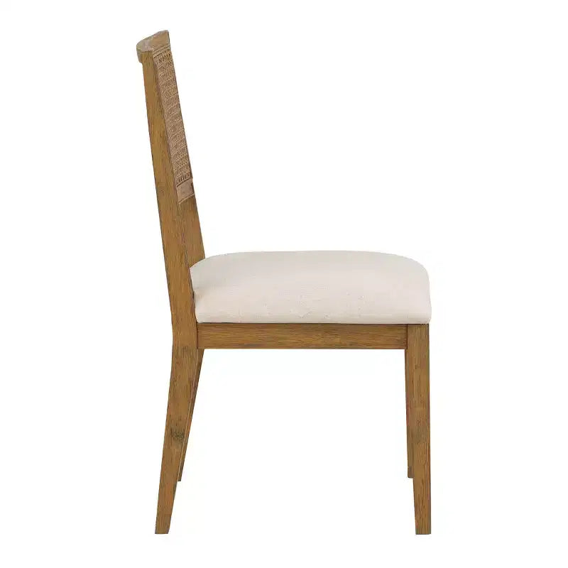 Chaises de salle à manger, tissu en lin