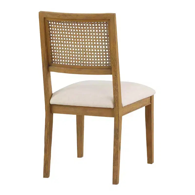 Chaises de salle à manger, tissu en lin