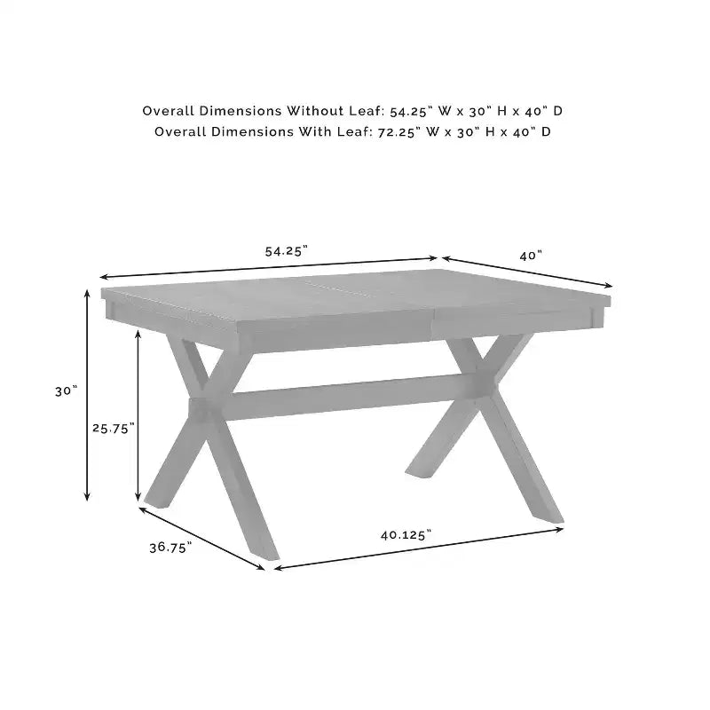 Table à manger extensible