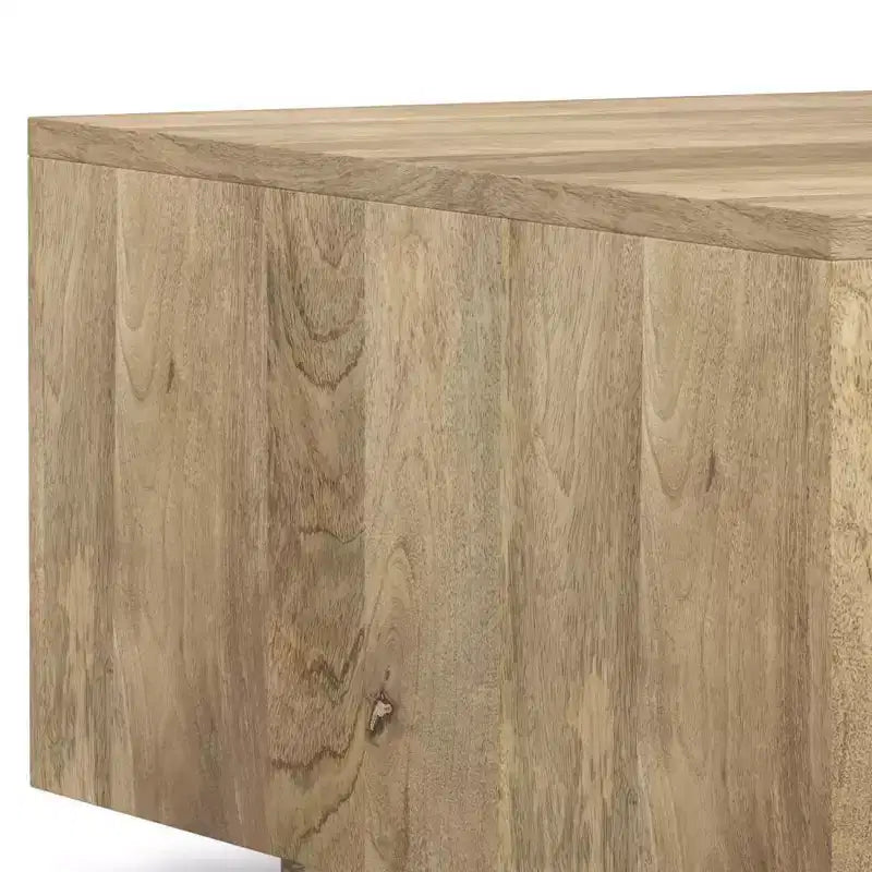 Table basse carrée (couleur naturelle)