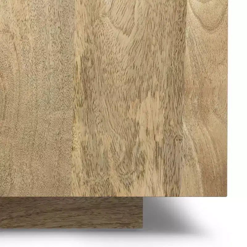 Table basse carrée (couleur naturelle)