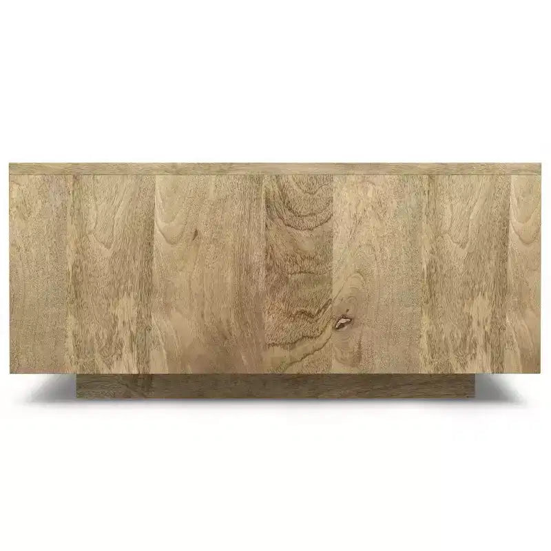 Table basse carrée (couleur naturelle)
