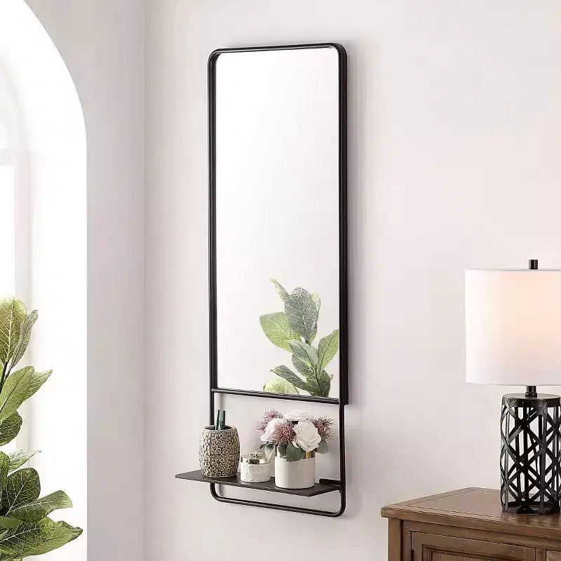 Miroir mural noir