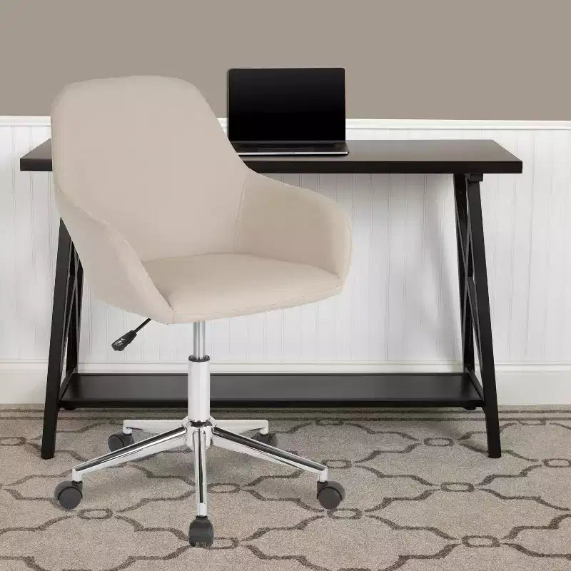 Fauteuils de bureau ergonomiques à dossier mi-hauteur pour la maison et le bureau
