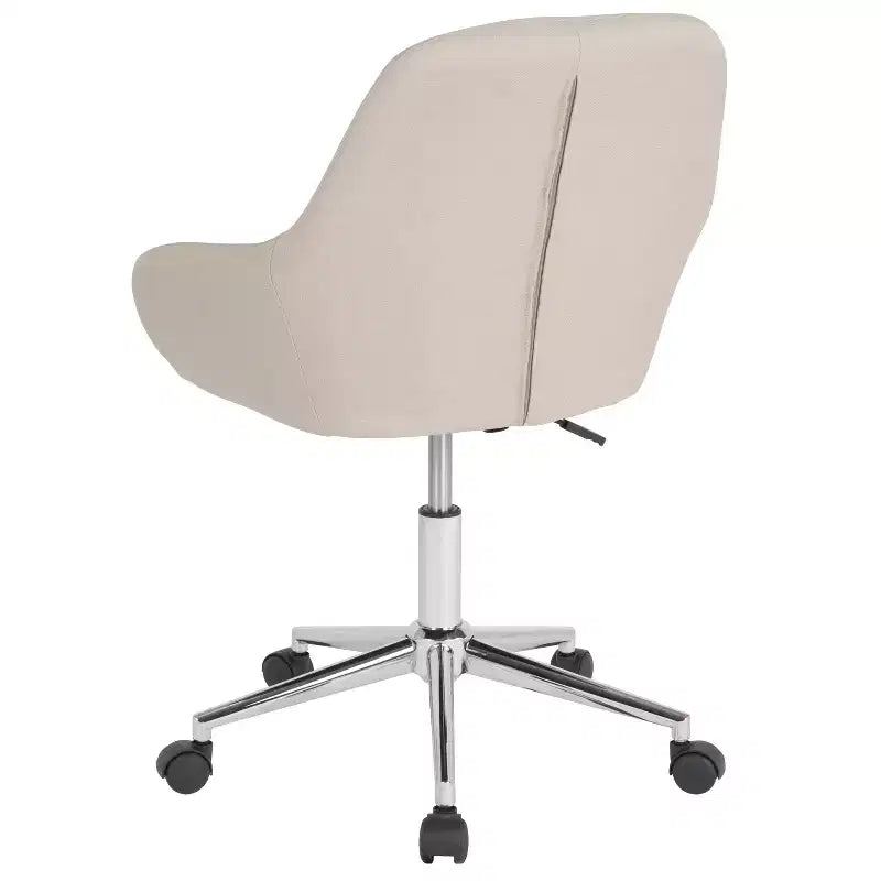 Fauteuils de bureau ergonomiques à dossier mi-hauteur pour la maison et le bureau