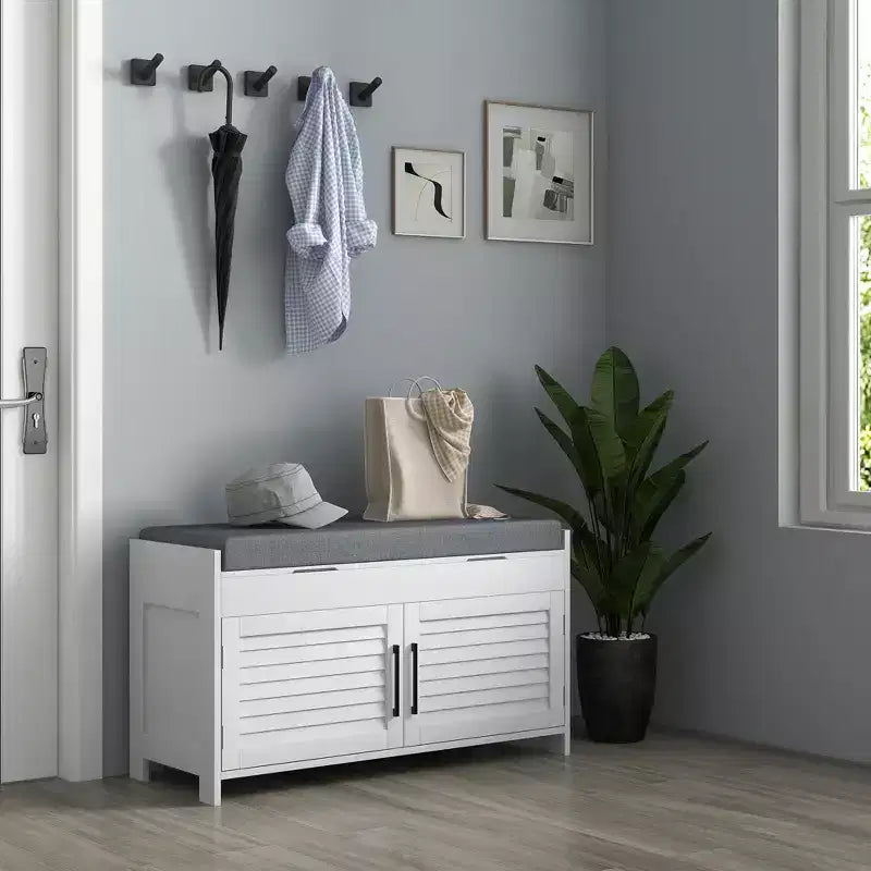 Banc à chaussures d'entrée moderne