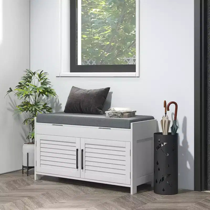 Banc à chaussures d'entrée moderne