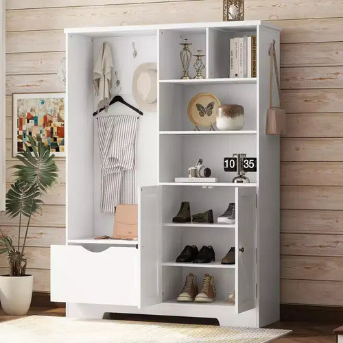 Porte-vêtements multifonctionnel 5 en 1