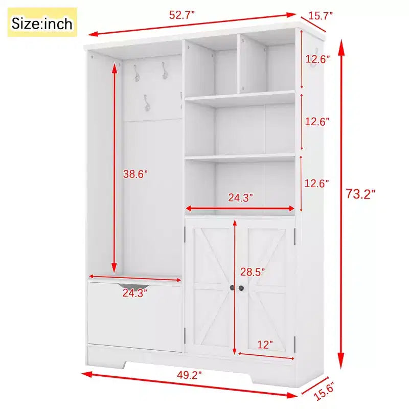 Porte-vêtements multifonctionnel 5 en 1